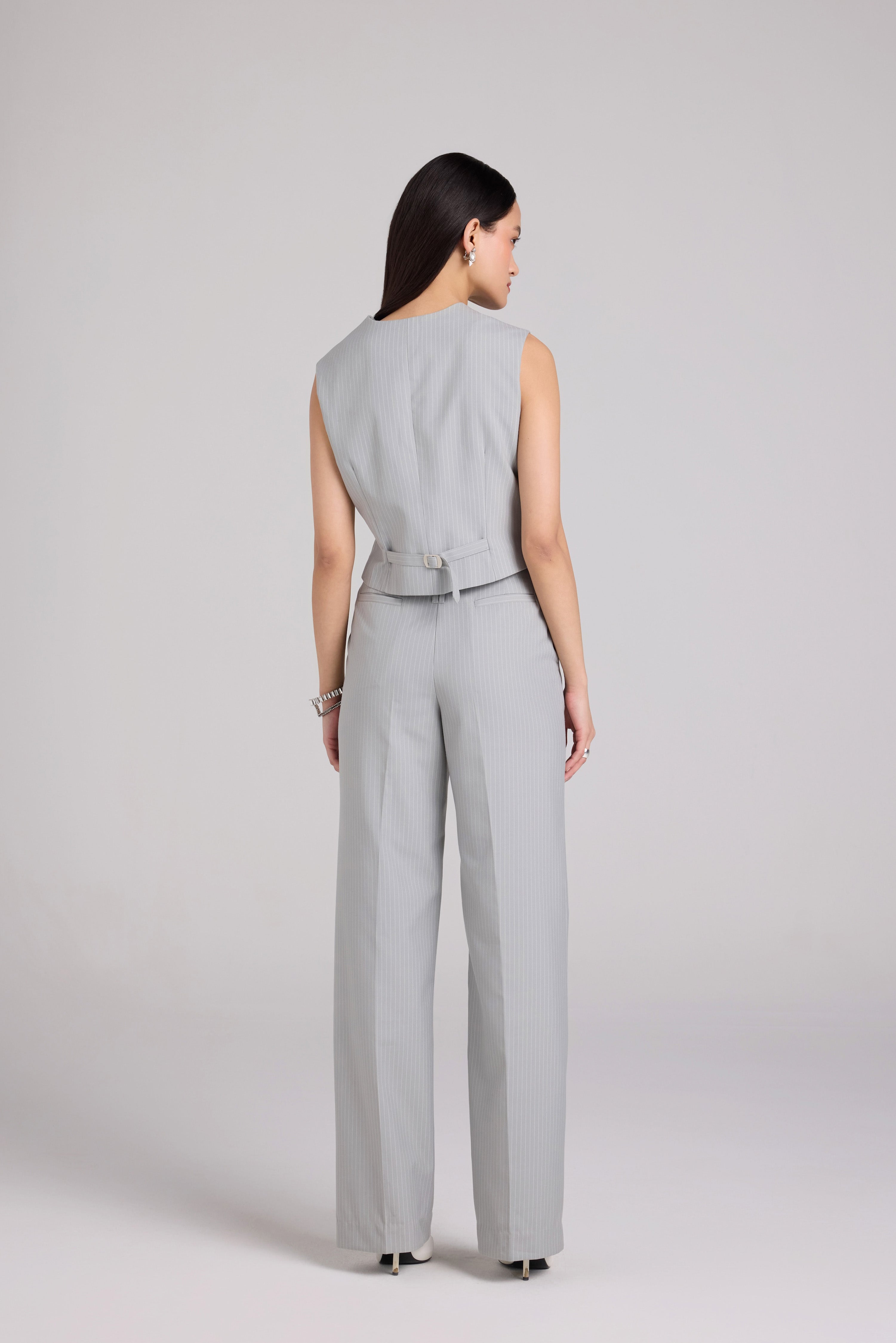 Classic Pinstripe Waistcoat Set