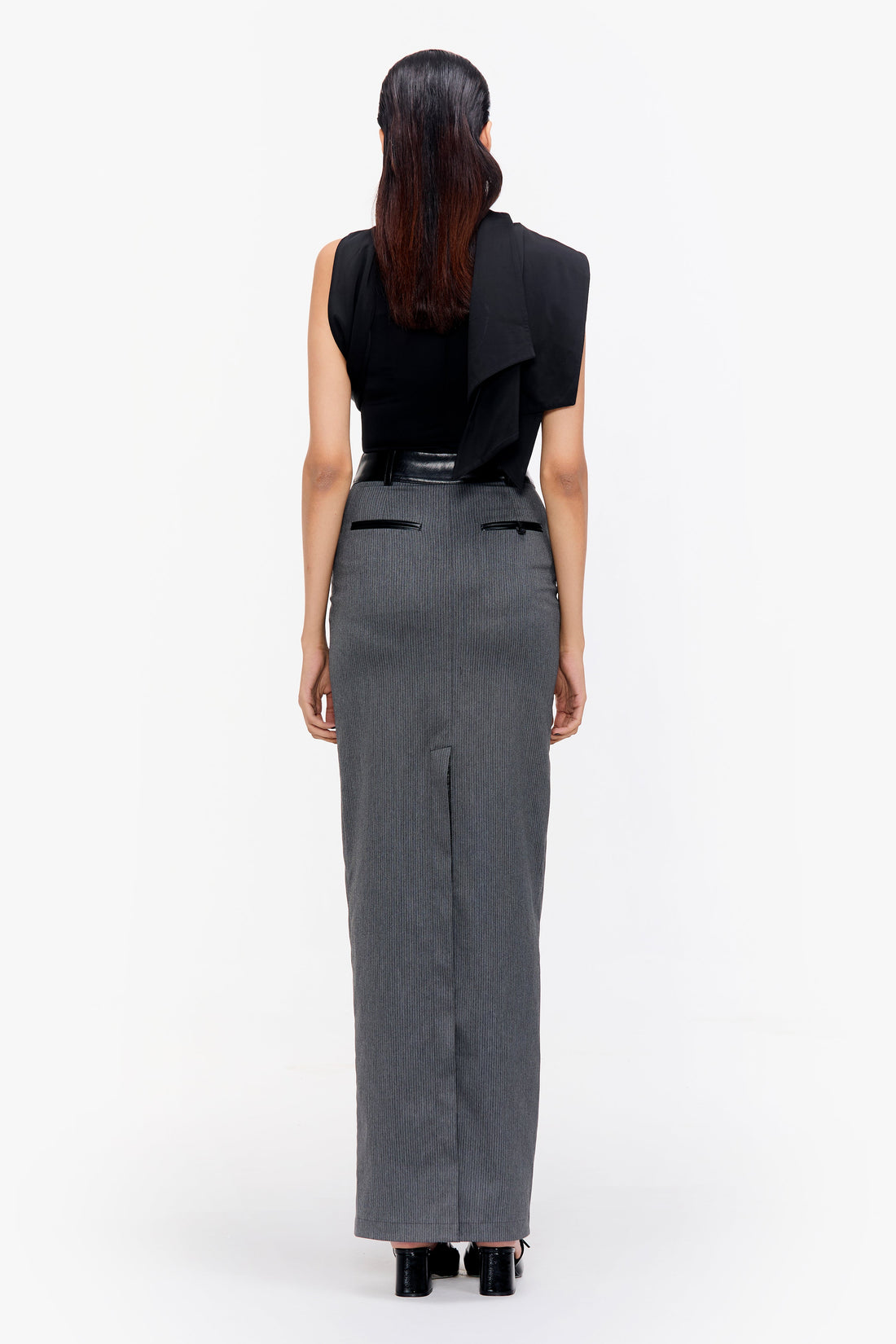 Tailored Column Skirt