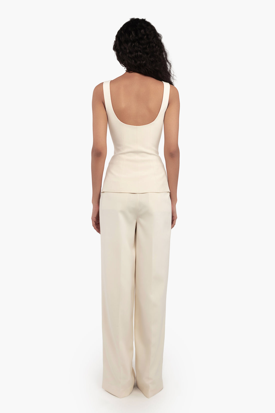 Zip-Up Sculpted Bustier