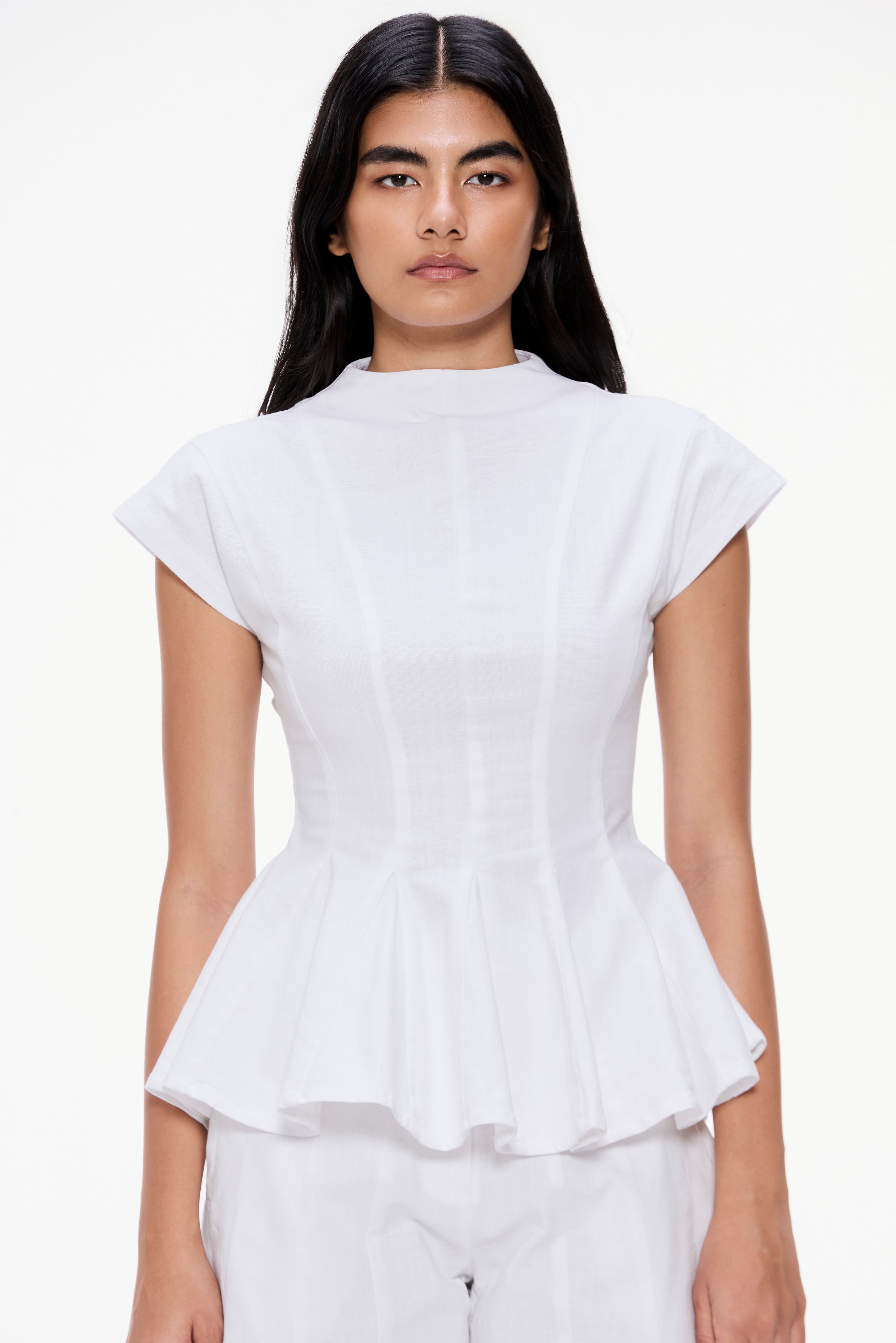 Sculpted Godet Top