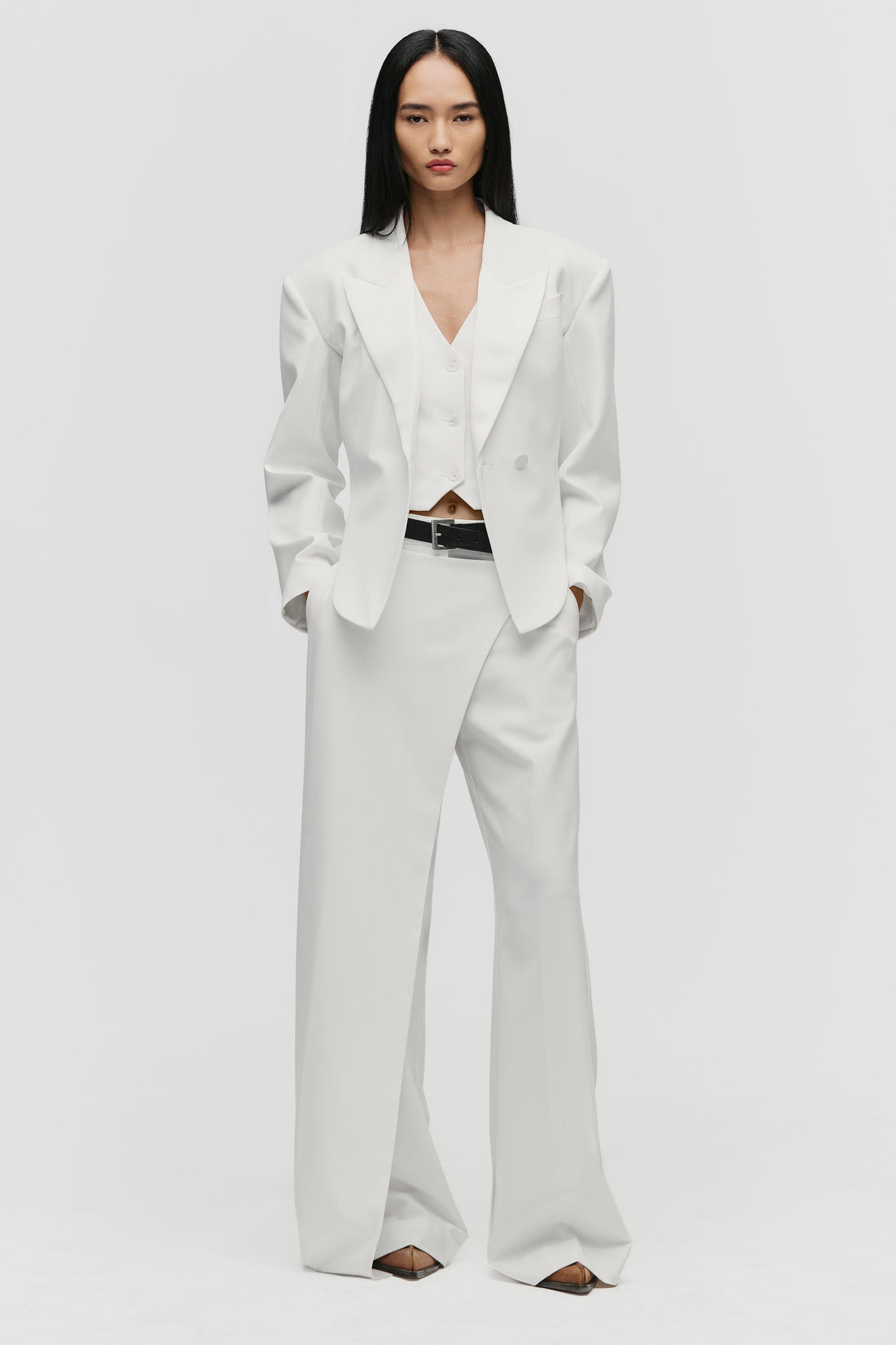 Sweeping Skirt Trousers