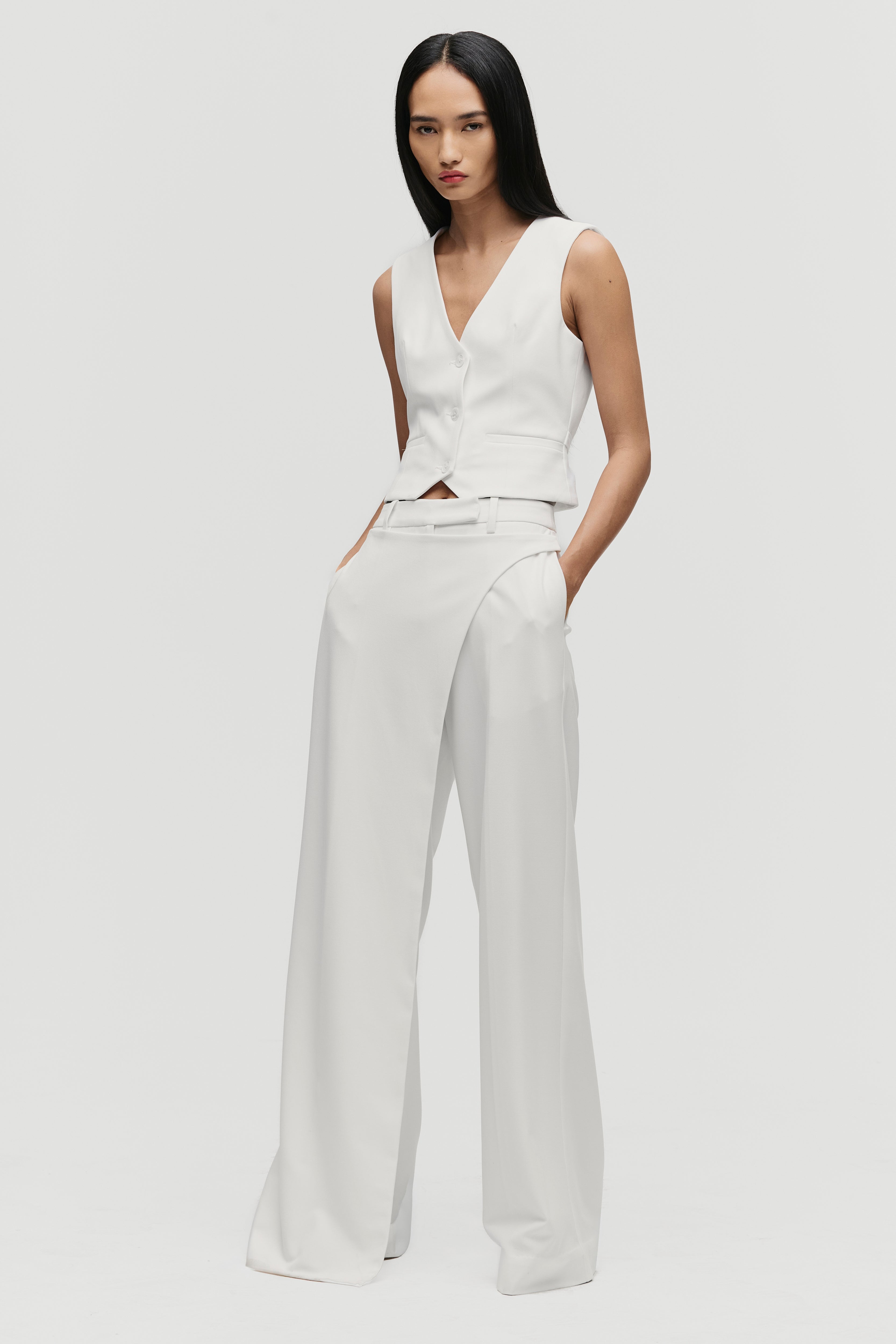 Sweeping Skirt Trousers