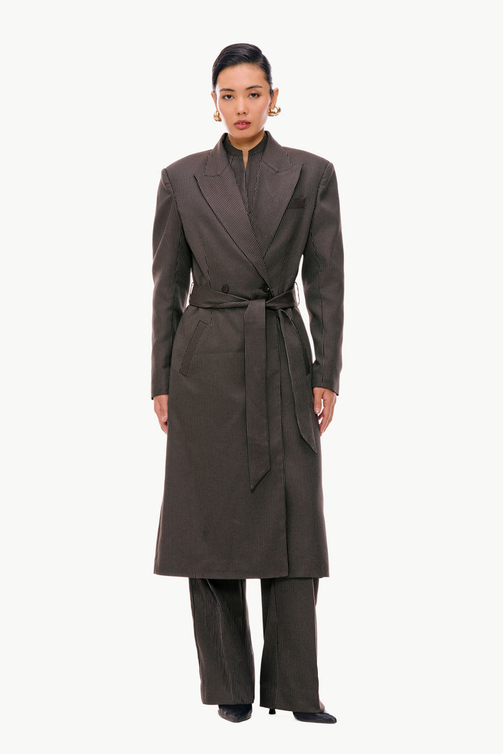Modular Fur-Trimmed Coat