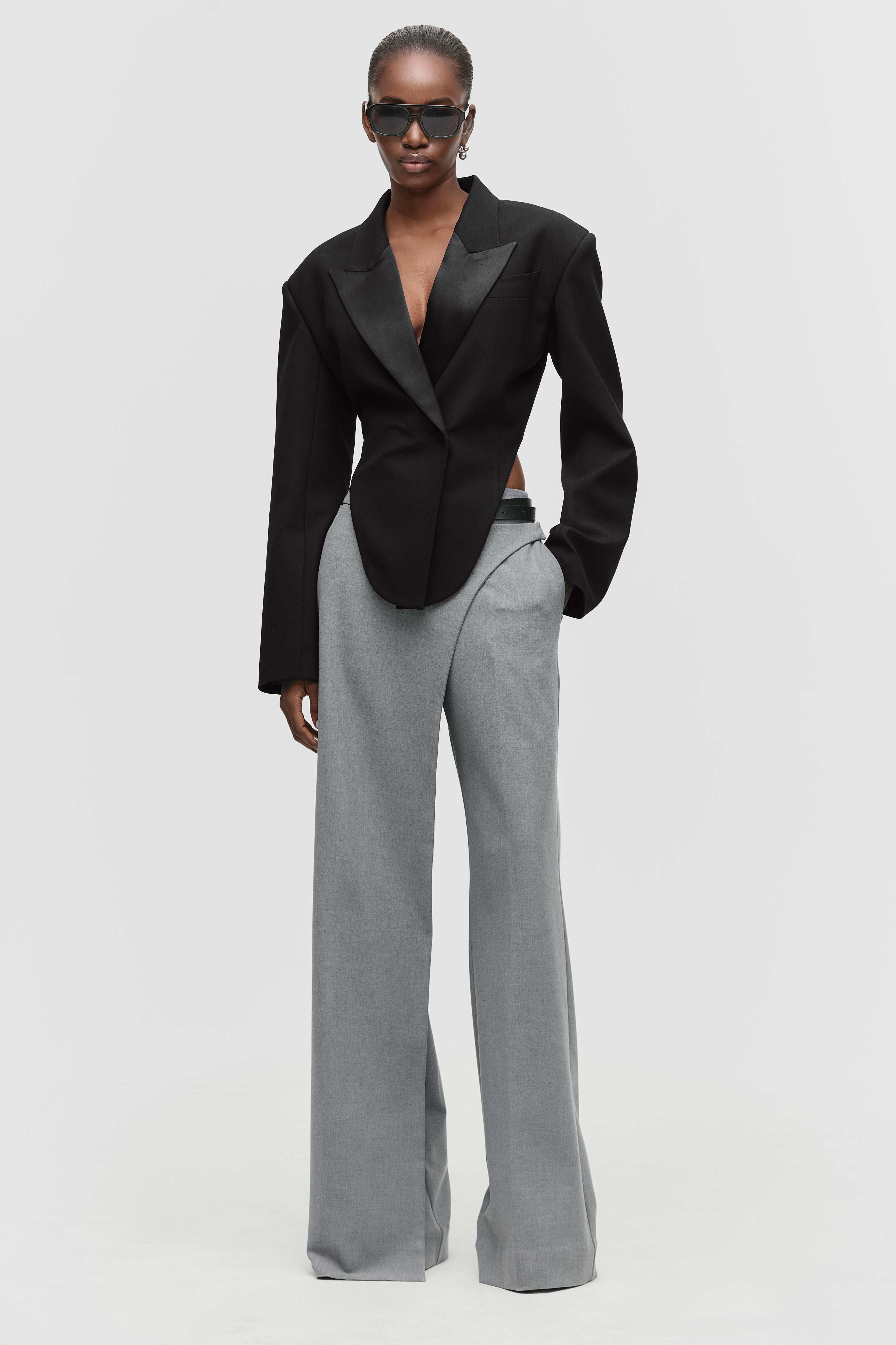 Sweeping Skirt Trousers