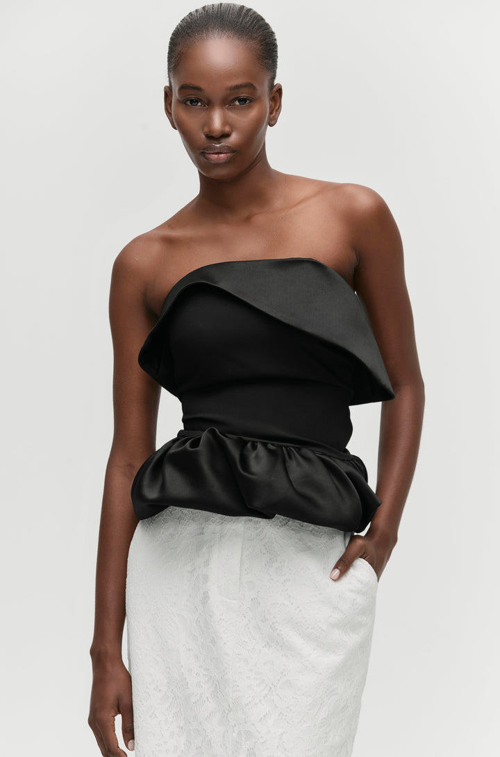 Twisted Peplum Top
