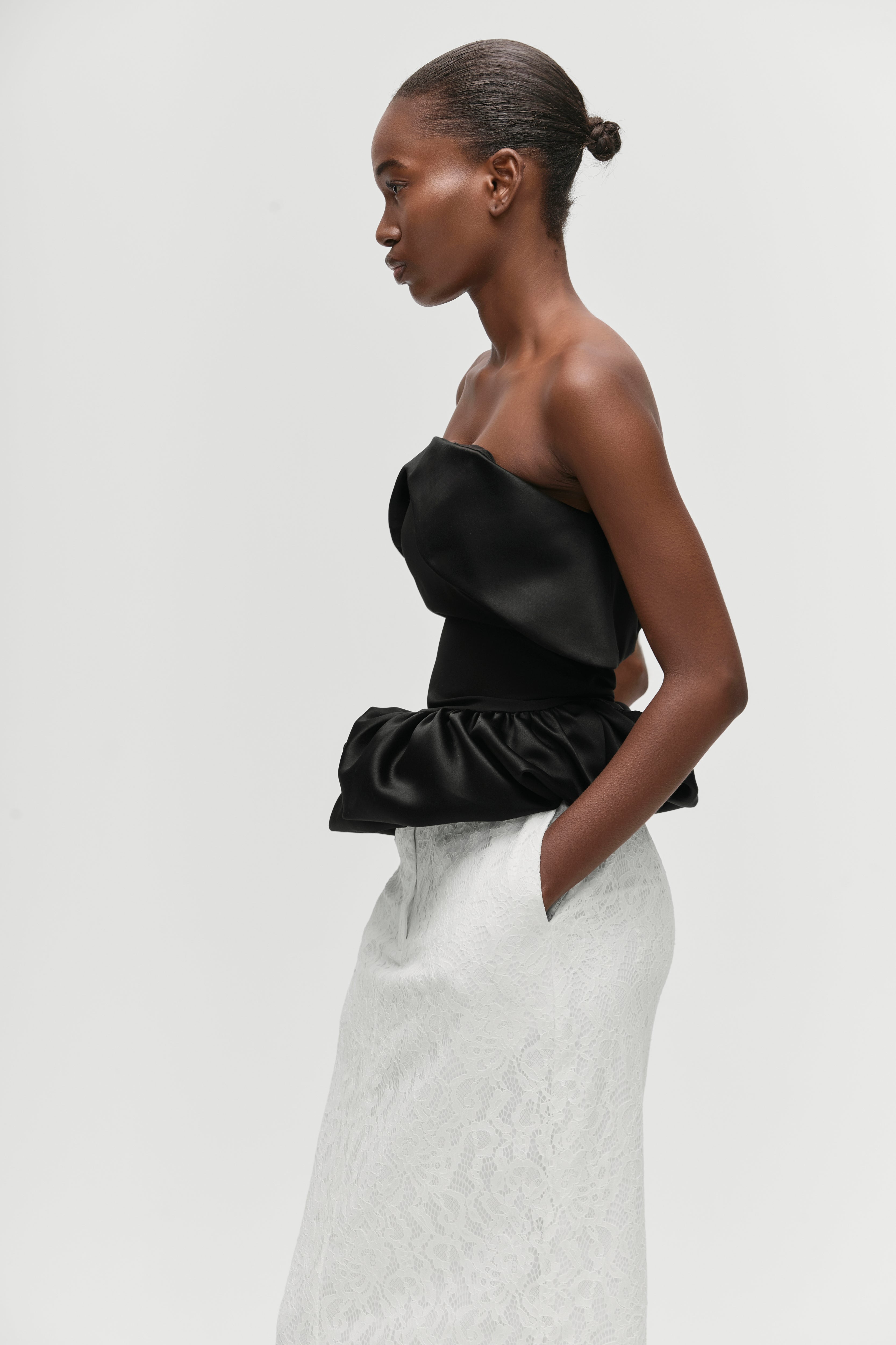 Twisted Peplum Top
