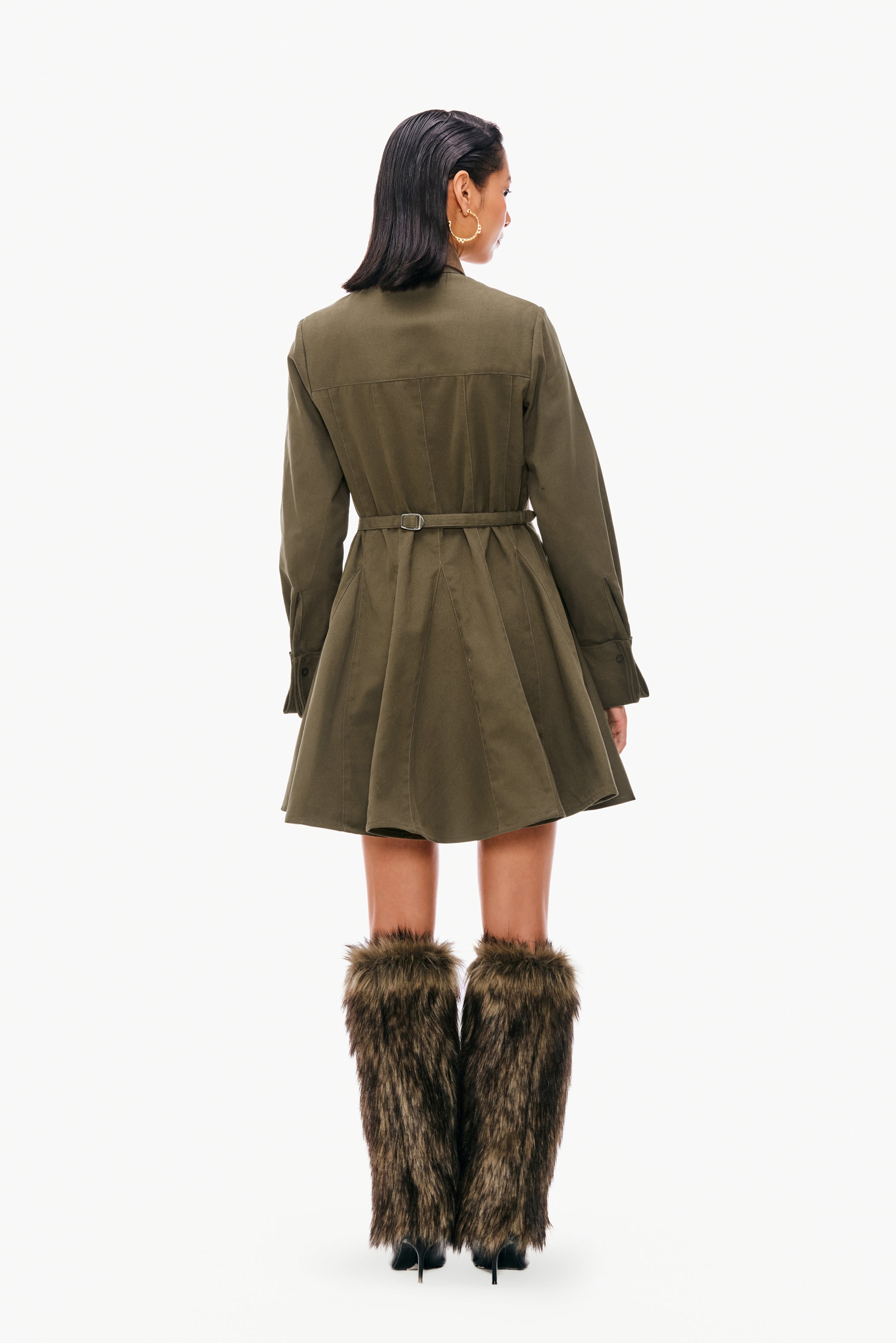 Tailored Godet Dress