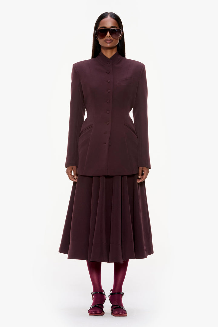 Sculptural Skirt Suit