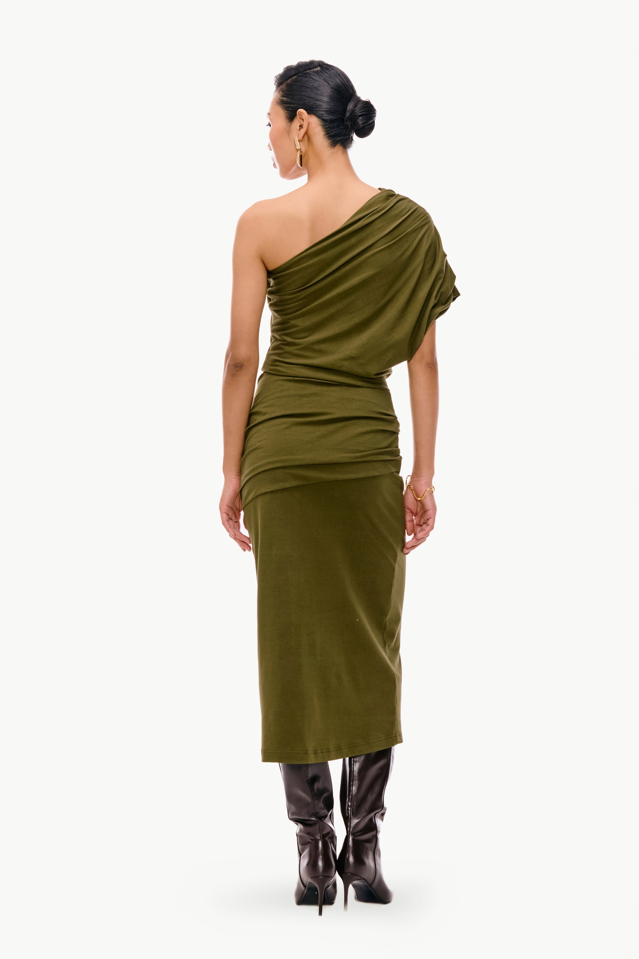 Draped Jersey Set