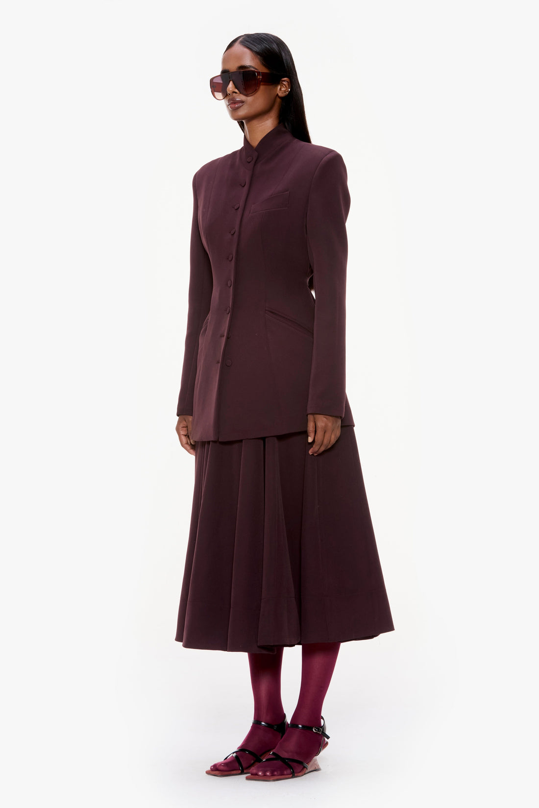 Sculptural Skirt Suit