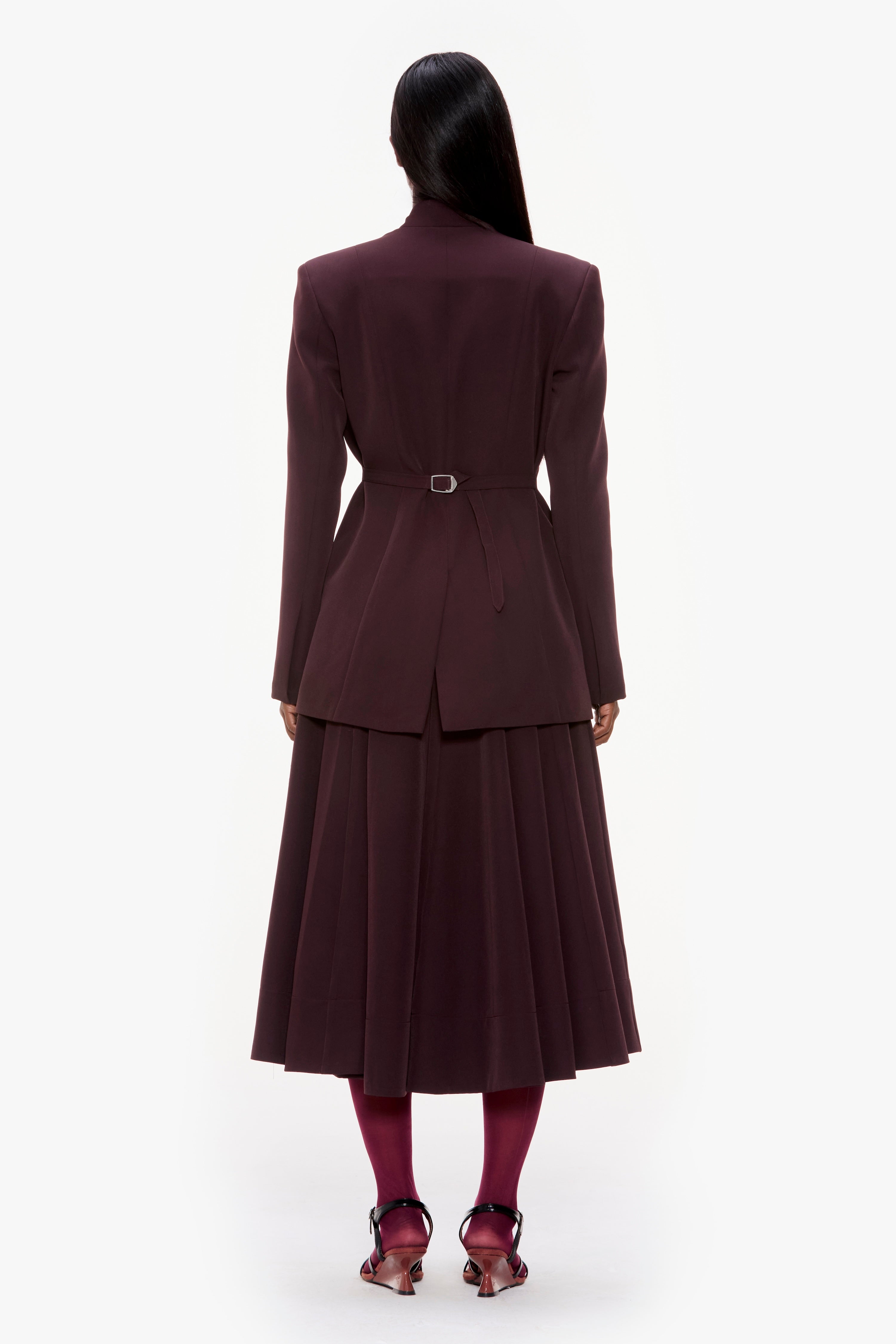 Sculptural Skirt Suit