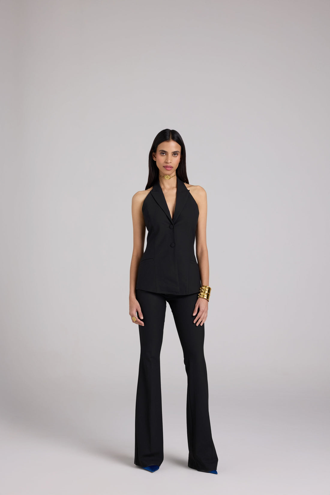 Flared Tailored Trousers