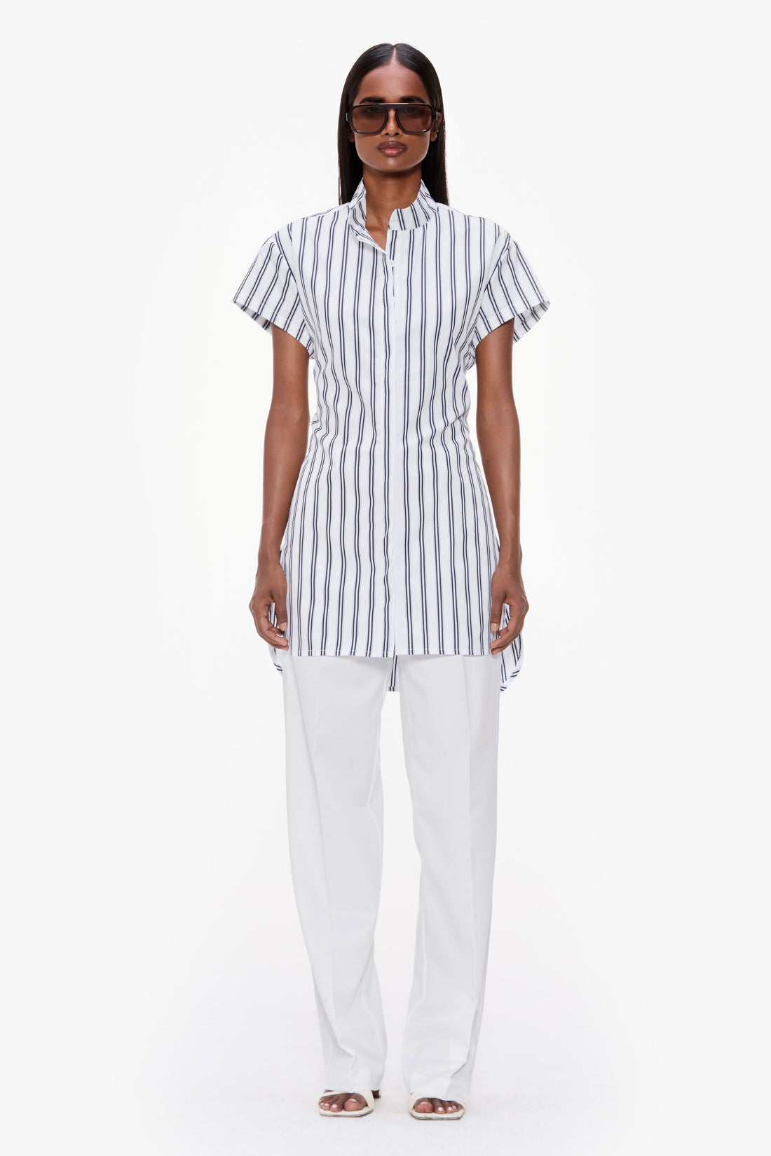 Belted Tailored Trousers