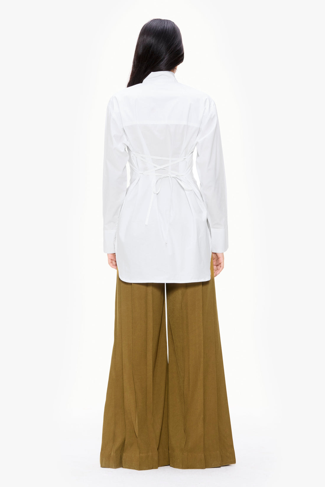 Pintucked Adjustable Shirt