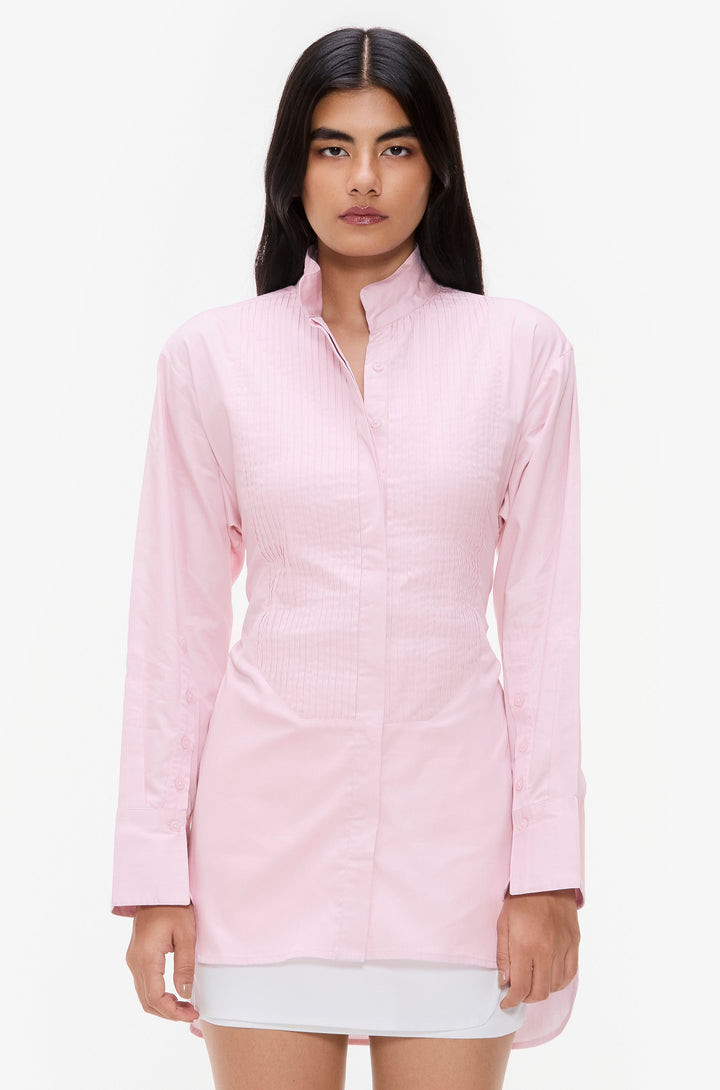 Pintucked Adjustable Shirt