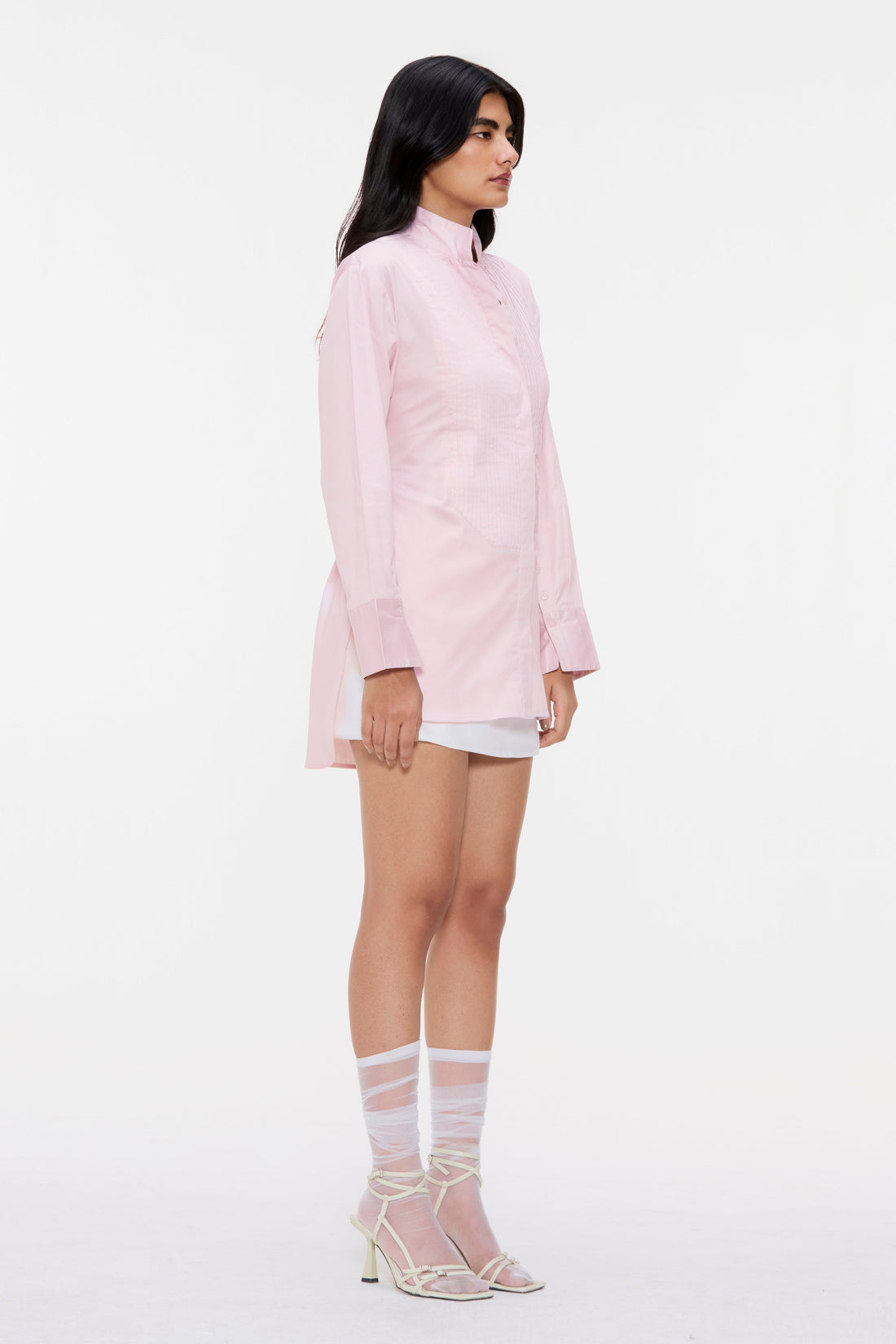 Pintucked Adjustable Shirt