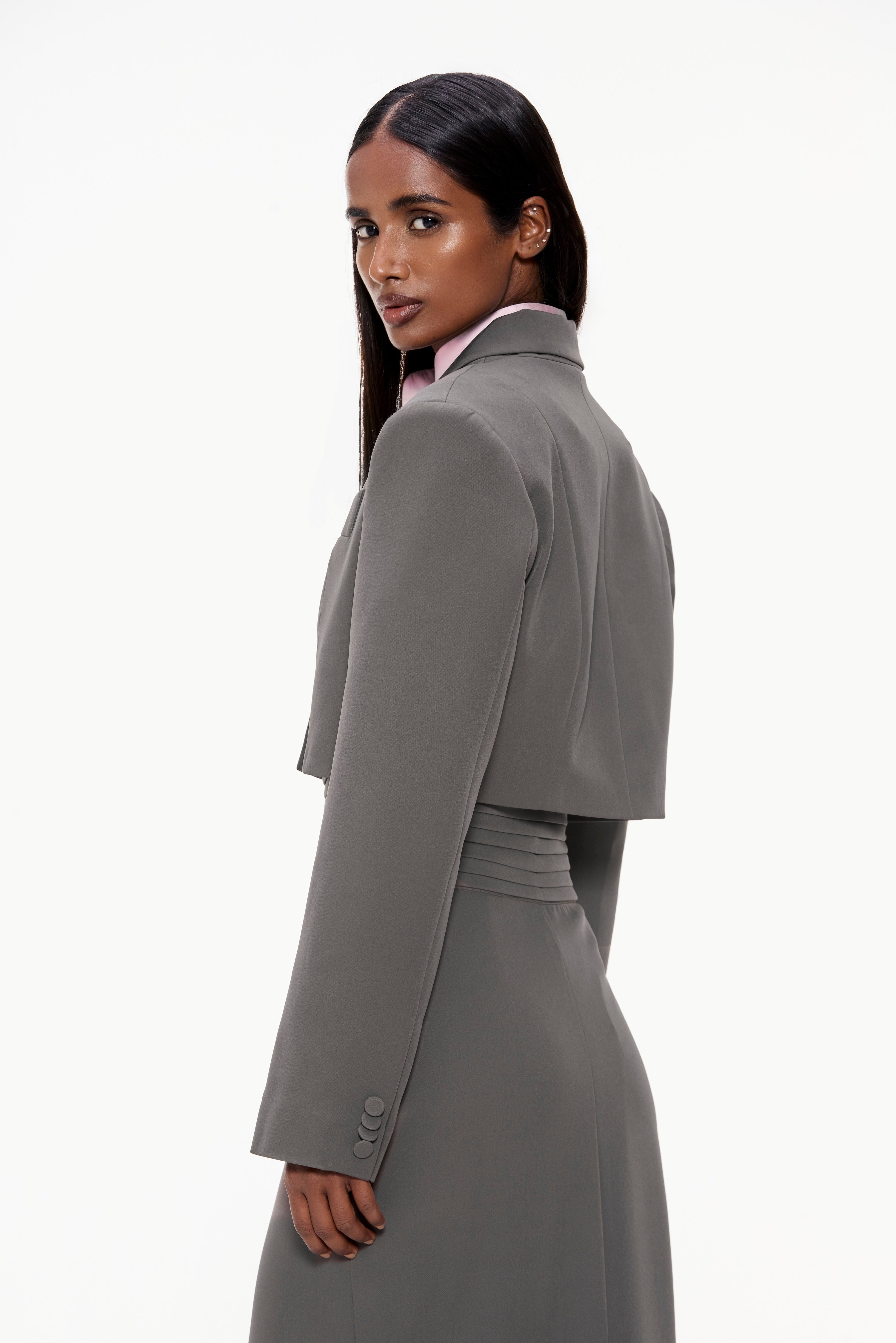 Crop Tailored Blazer