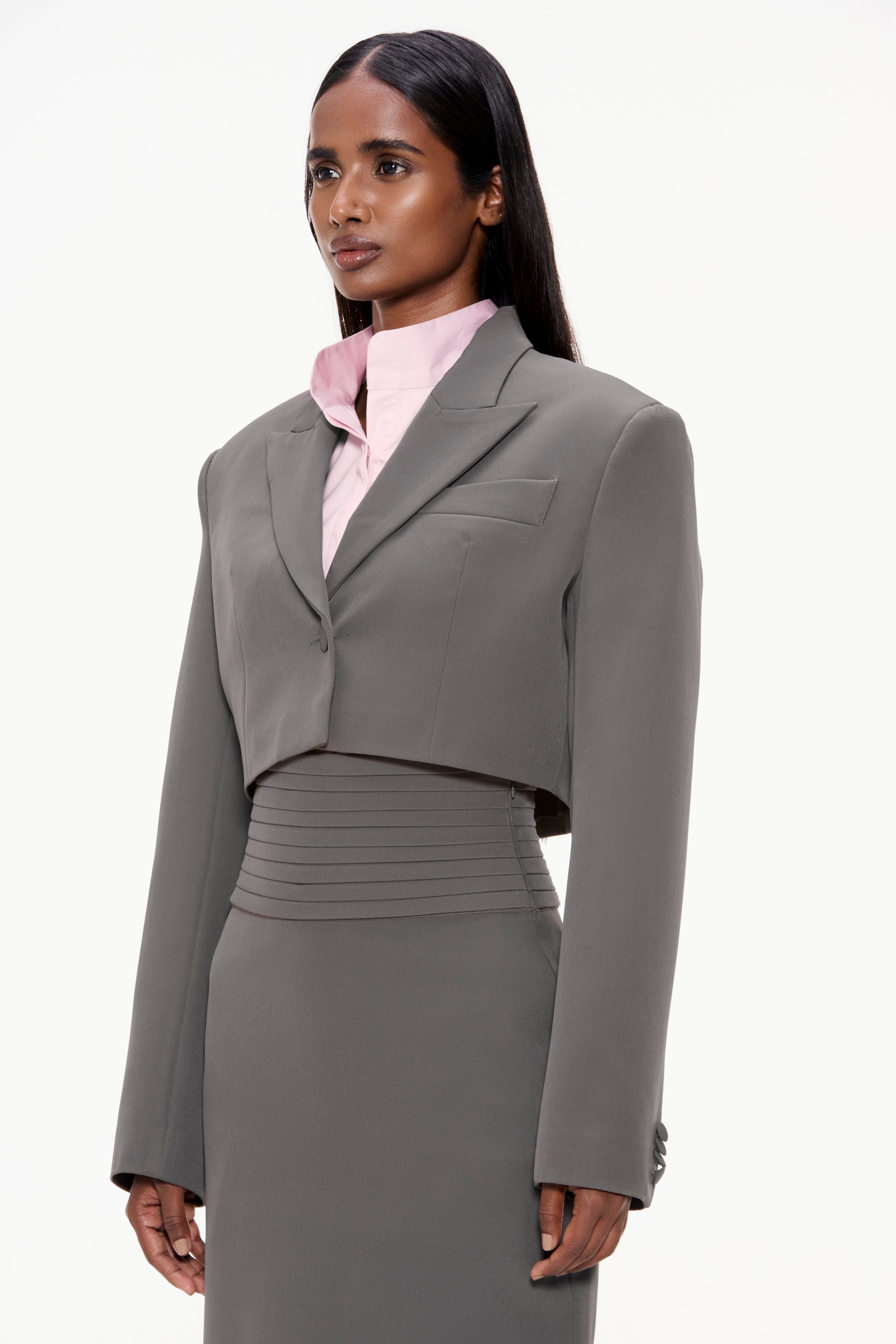 Crop Tailored Blazer