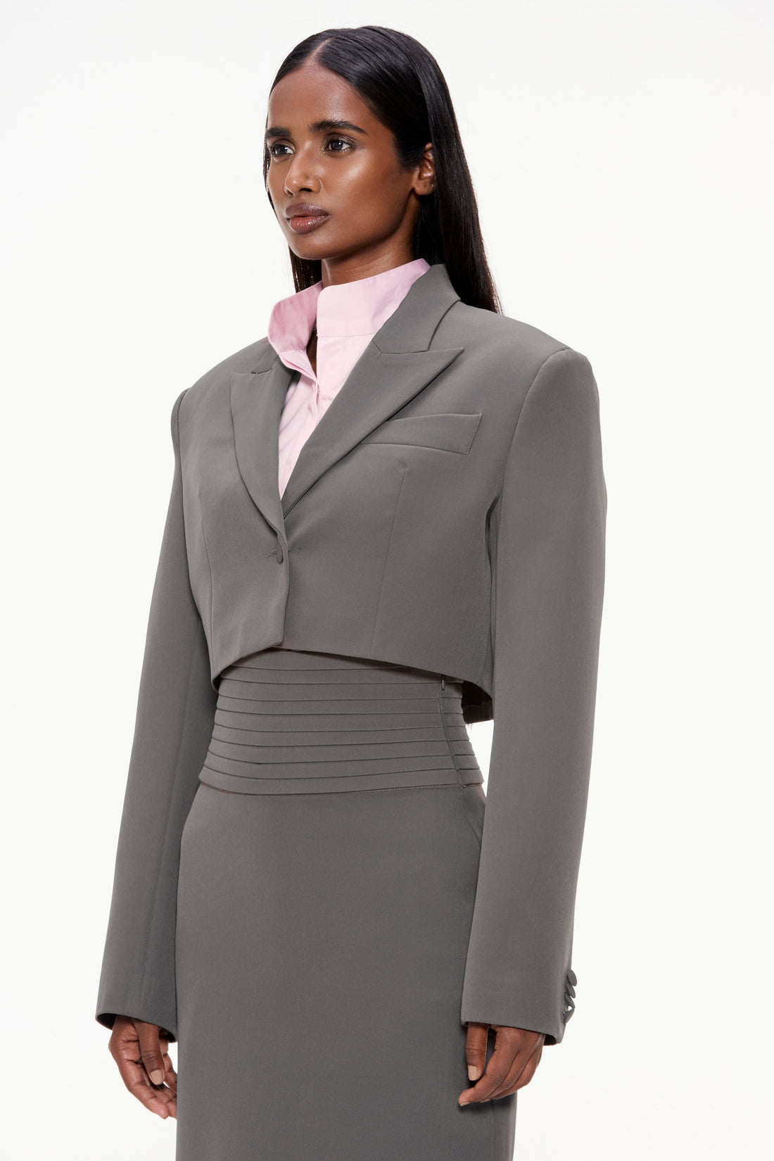 Crop Tailored Blazer