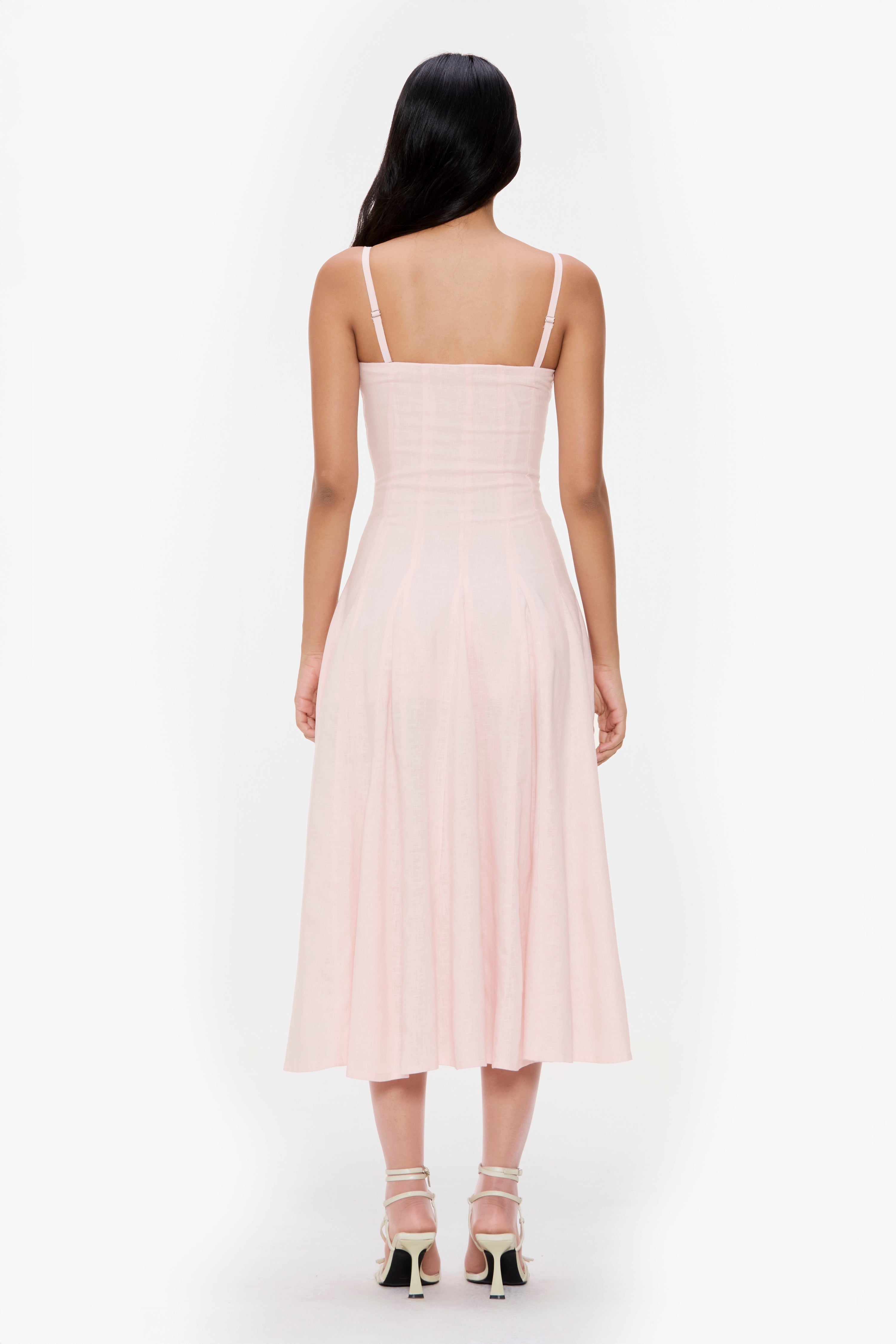 Soft Flared Midi Dress