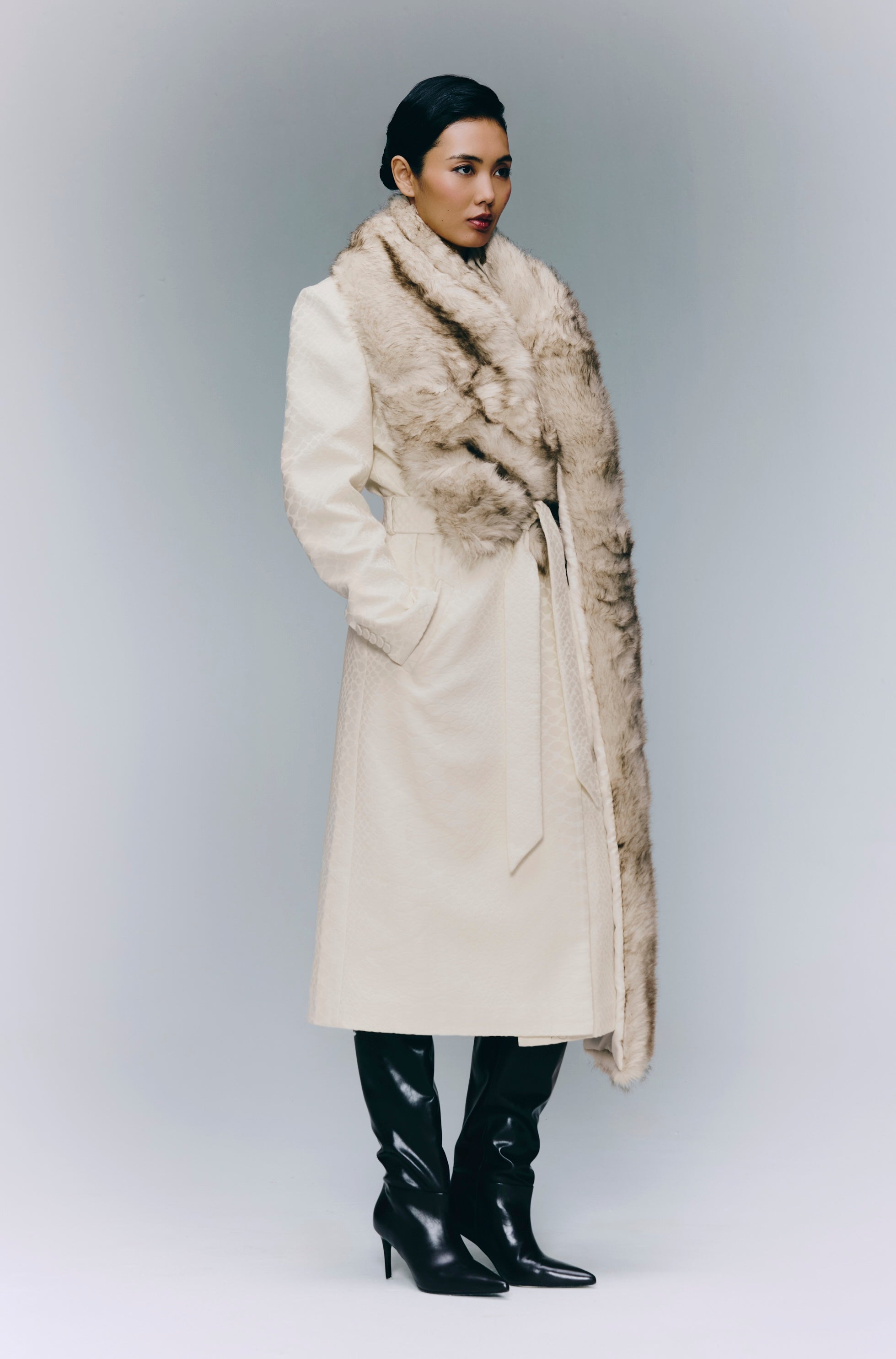 Oversized Fur Scarf
