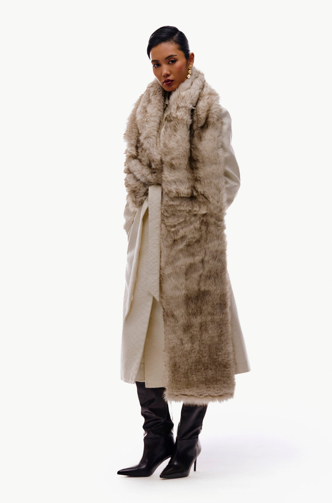 Oversized Fur Scarf