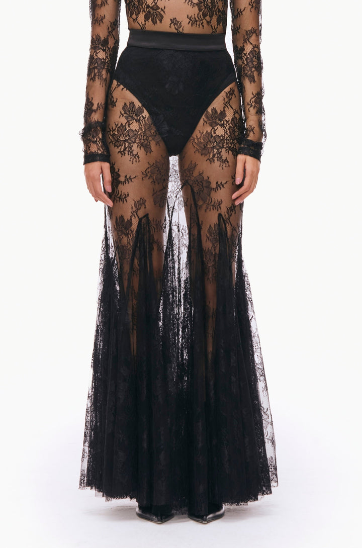 Lace Godet Skirt