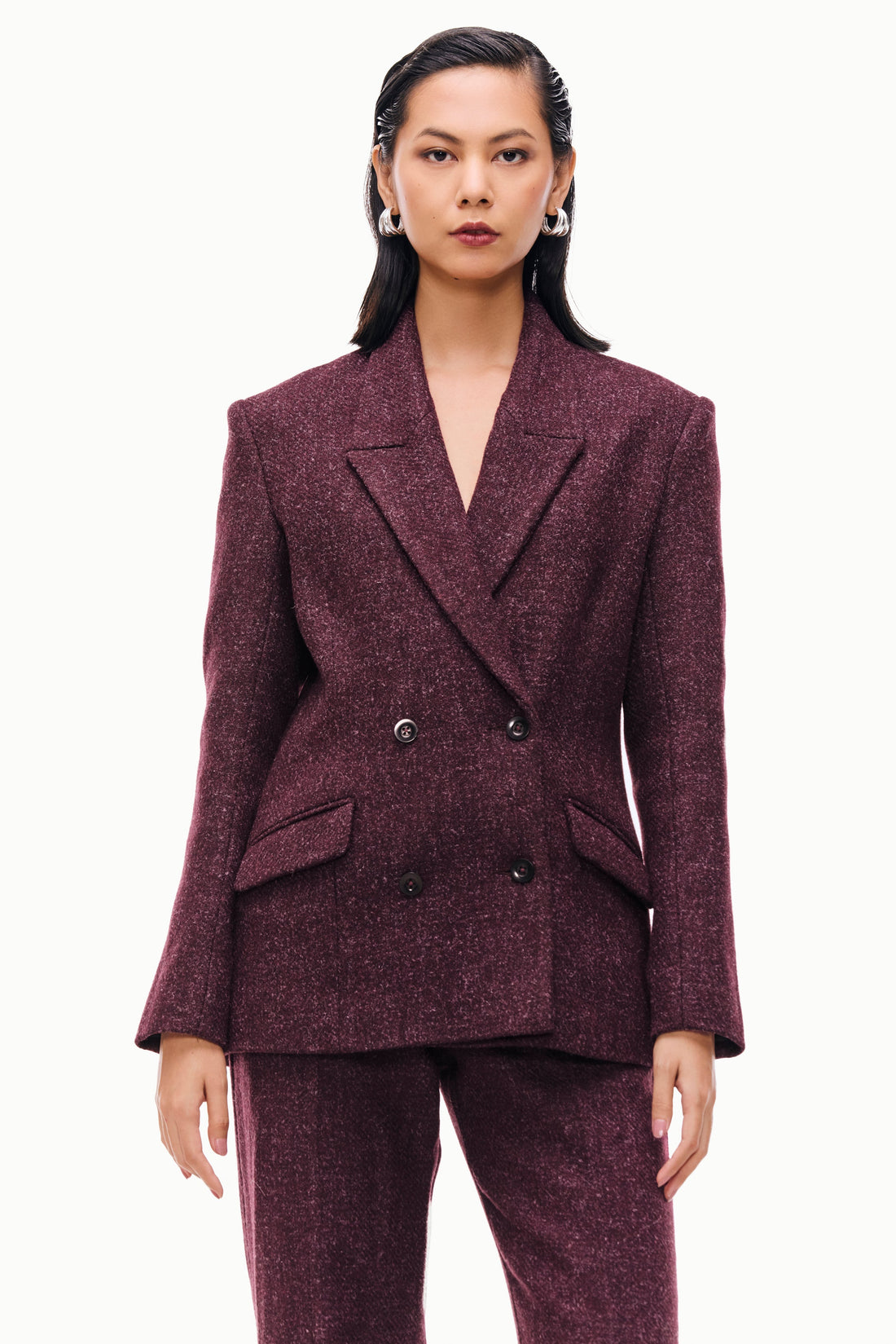 Modular Wool Scarf Suit