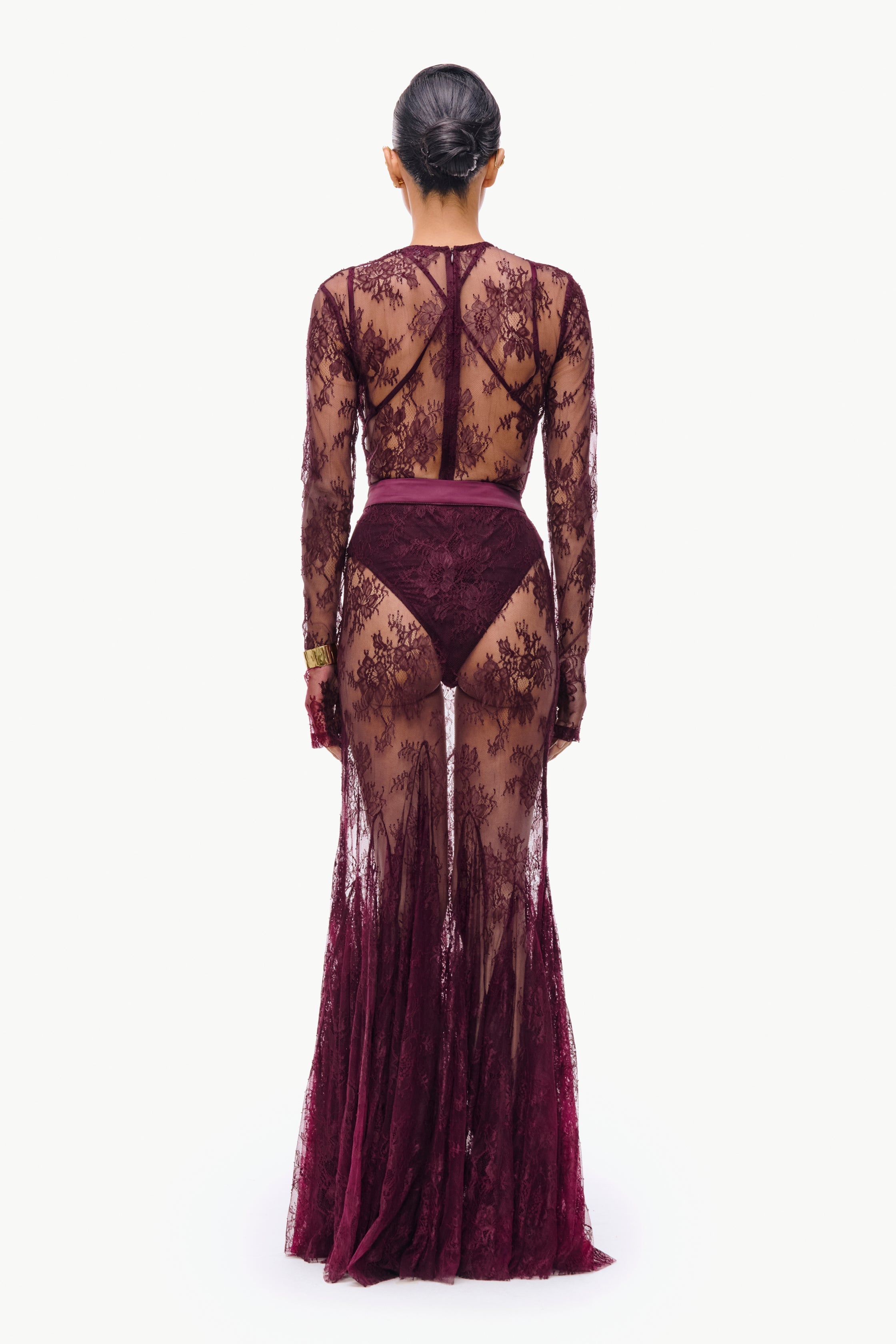 Lace Godet Skirt
