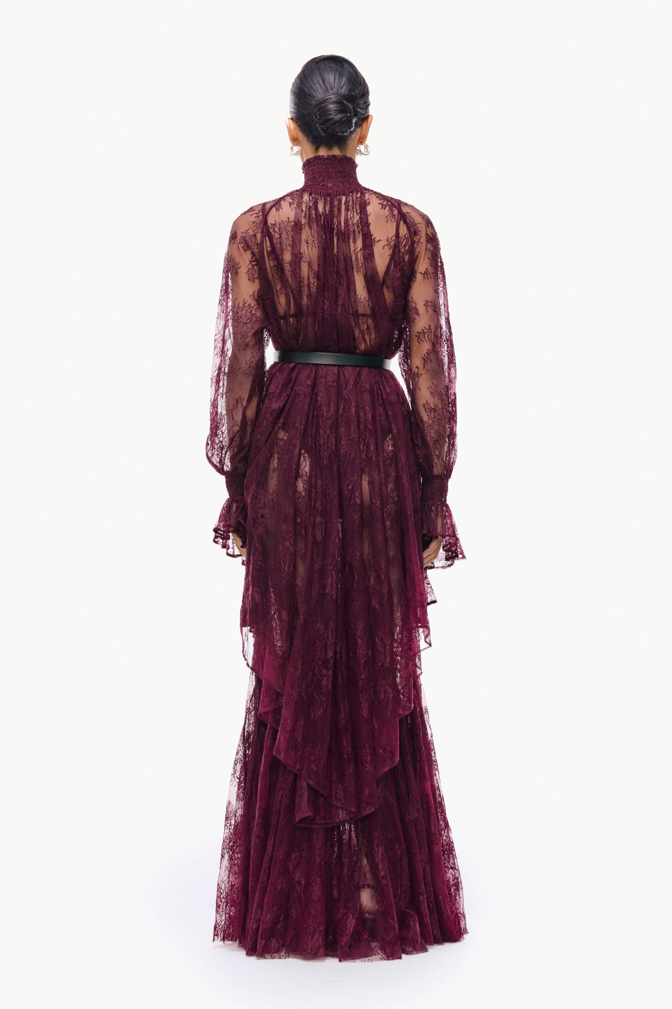 Bordeaux Lace Ensemble