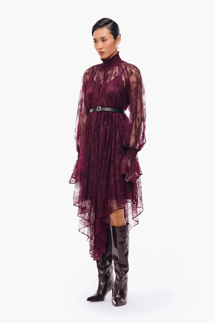 Smocked Lace Dress
