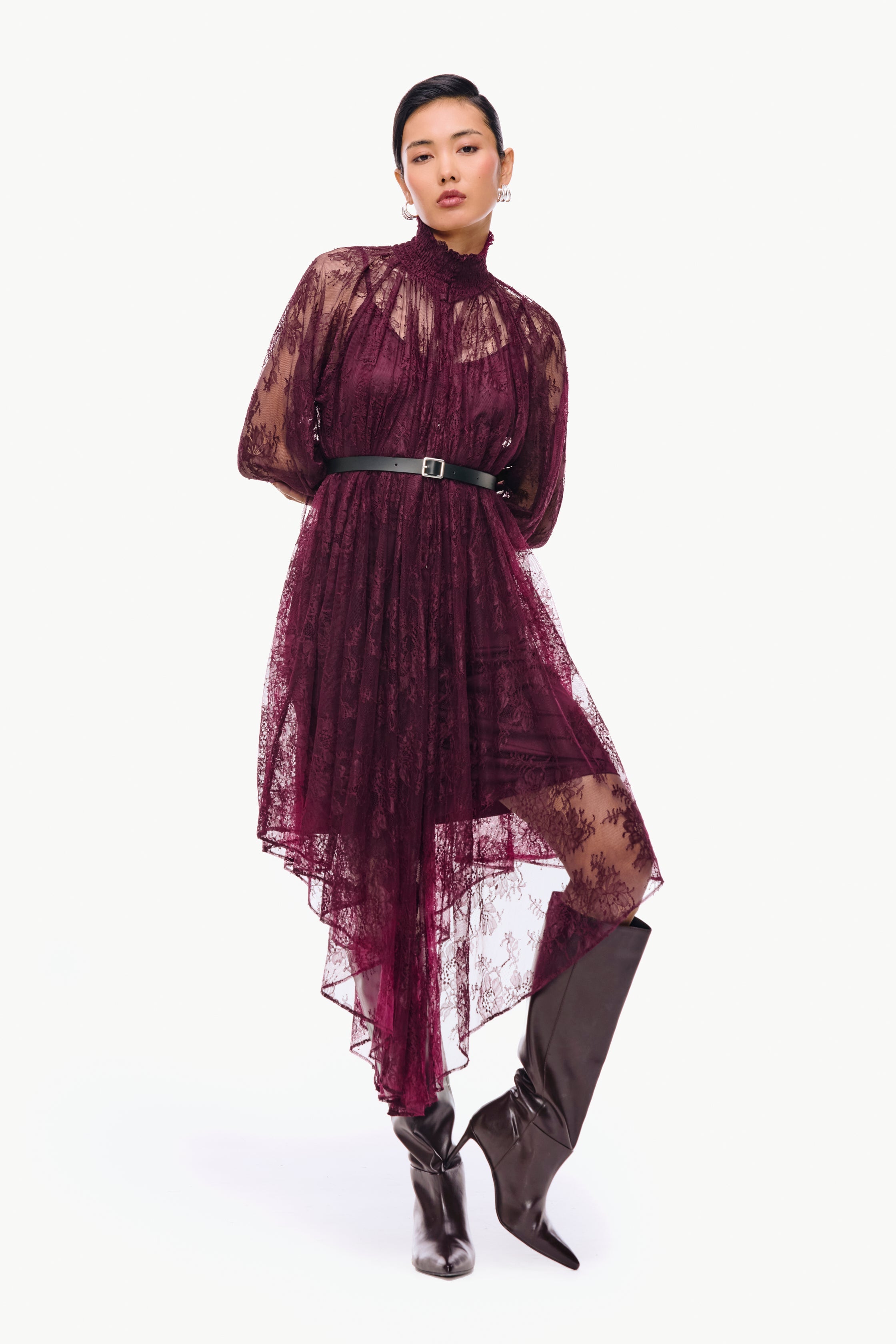 Smocked Lace Dress