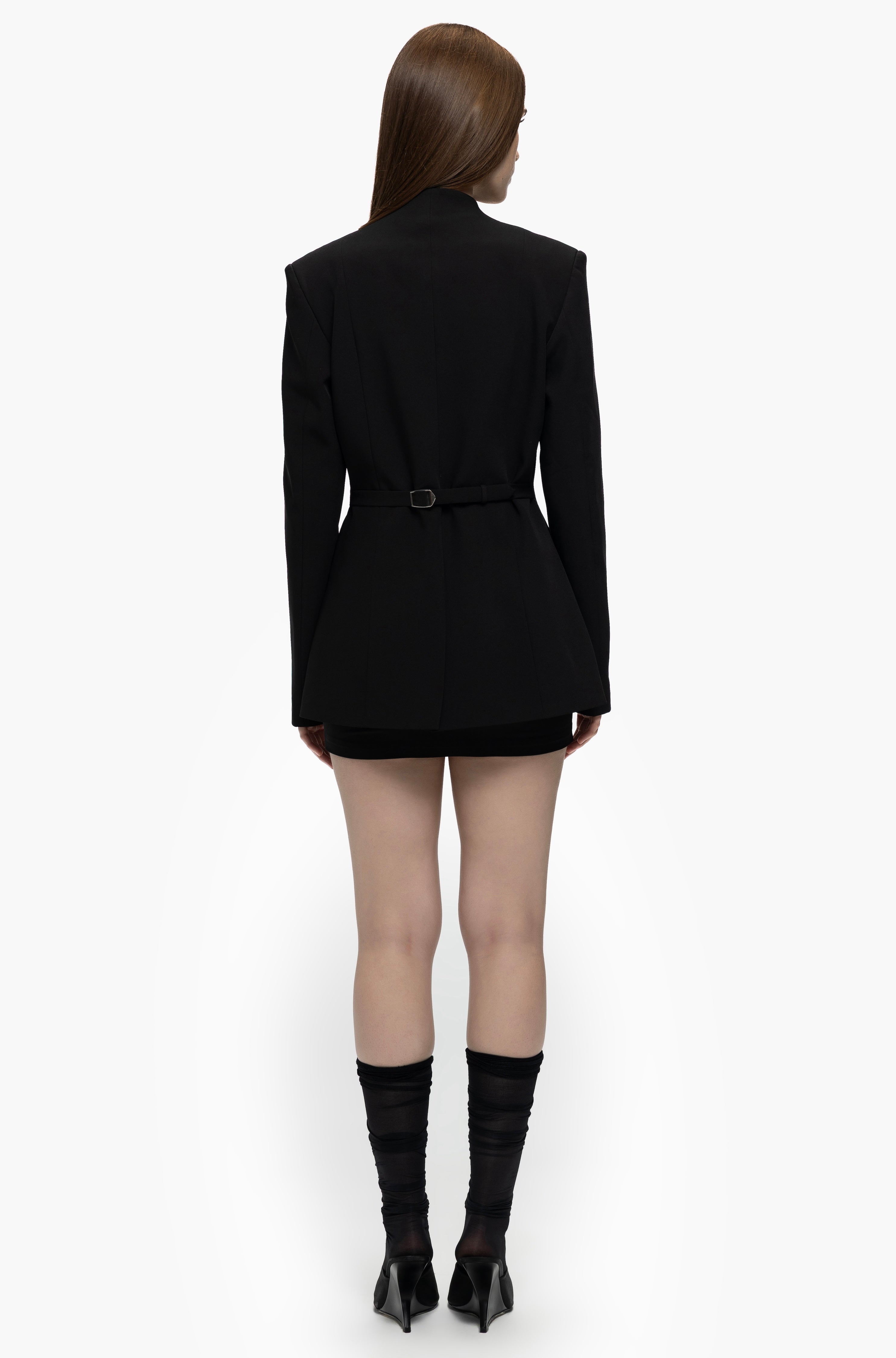 Darted Mini Skirt