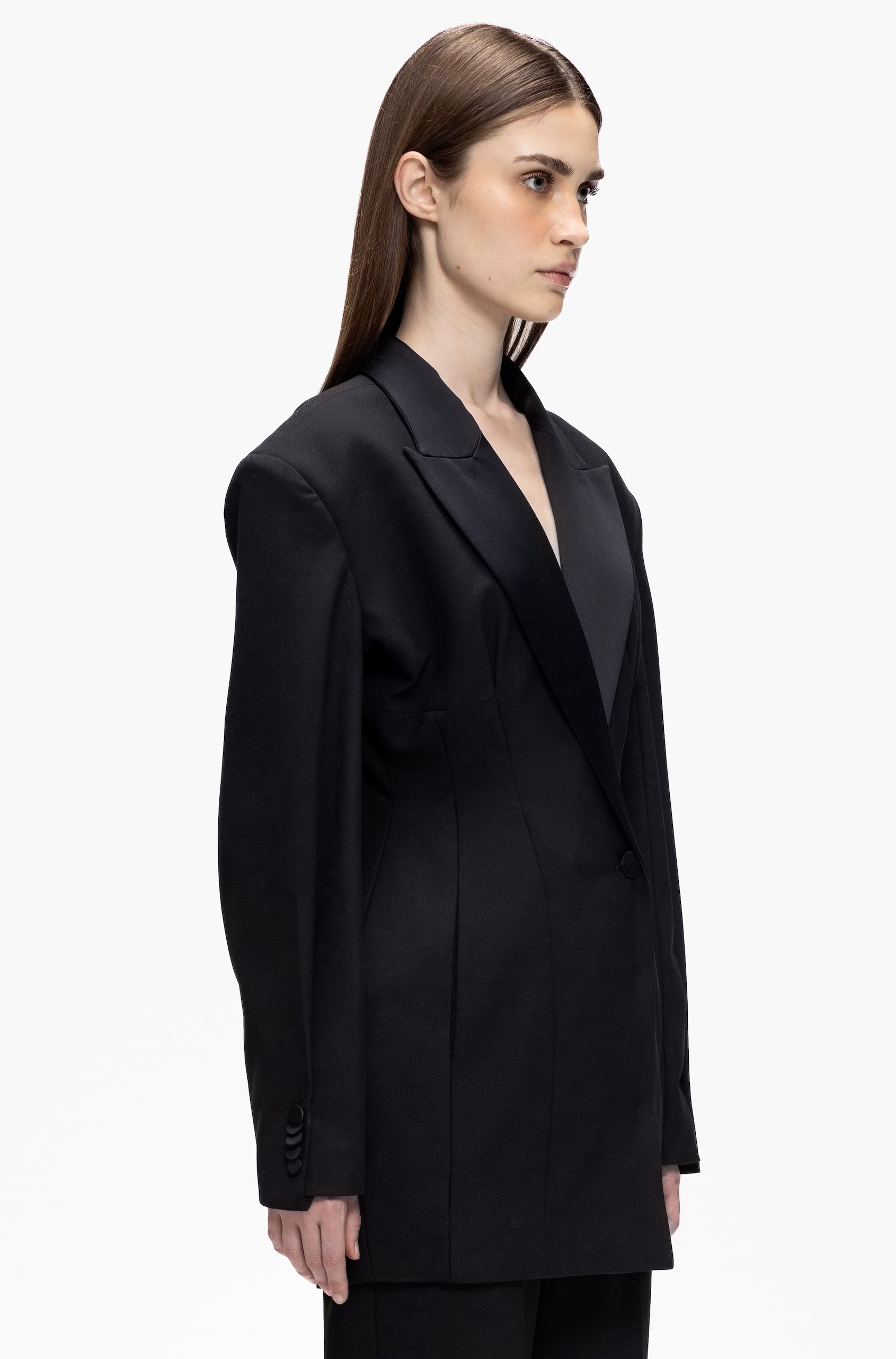 Hourglass Tuxedo Dress