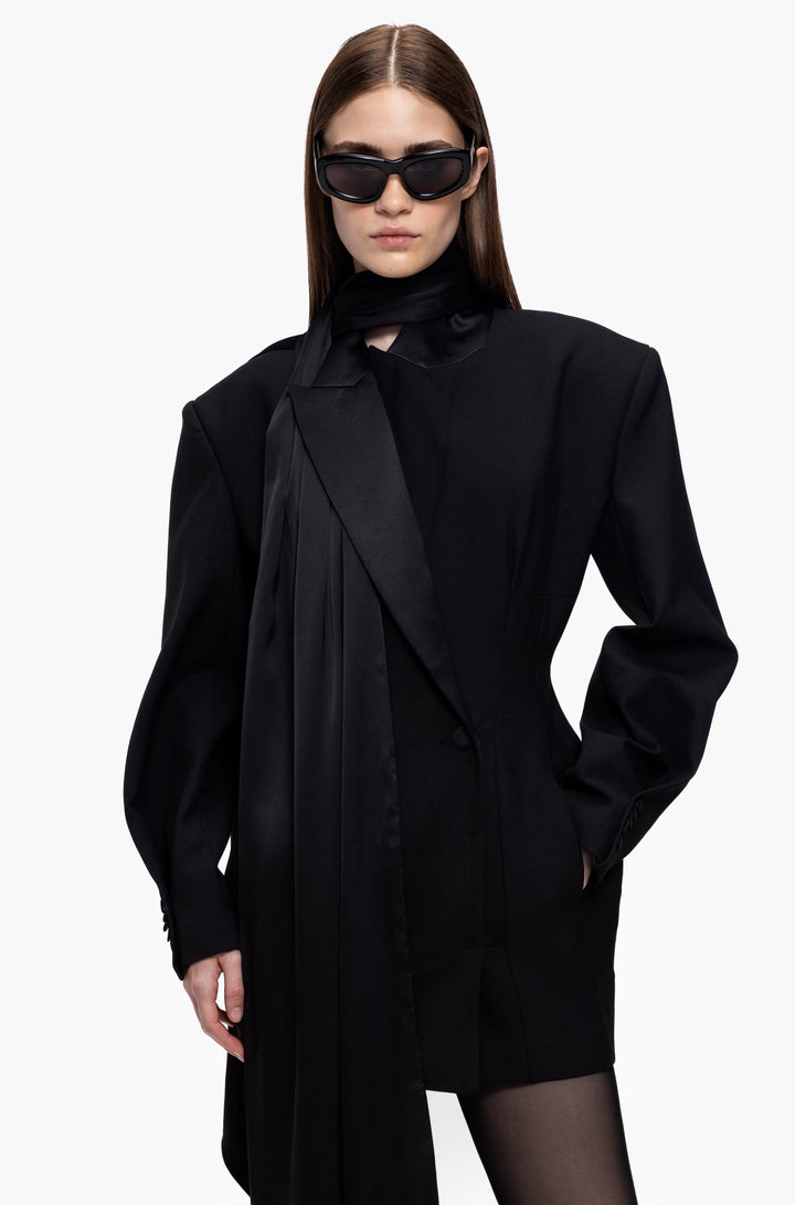 Hourglass Tuxedo Dress