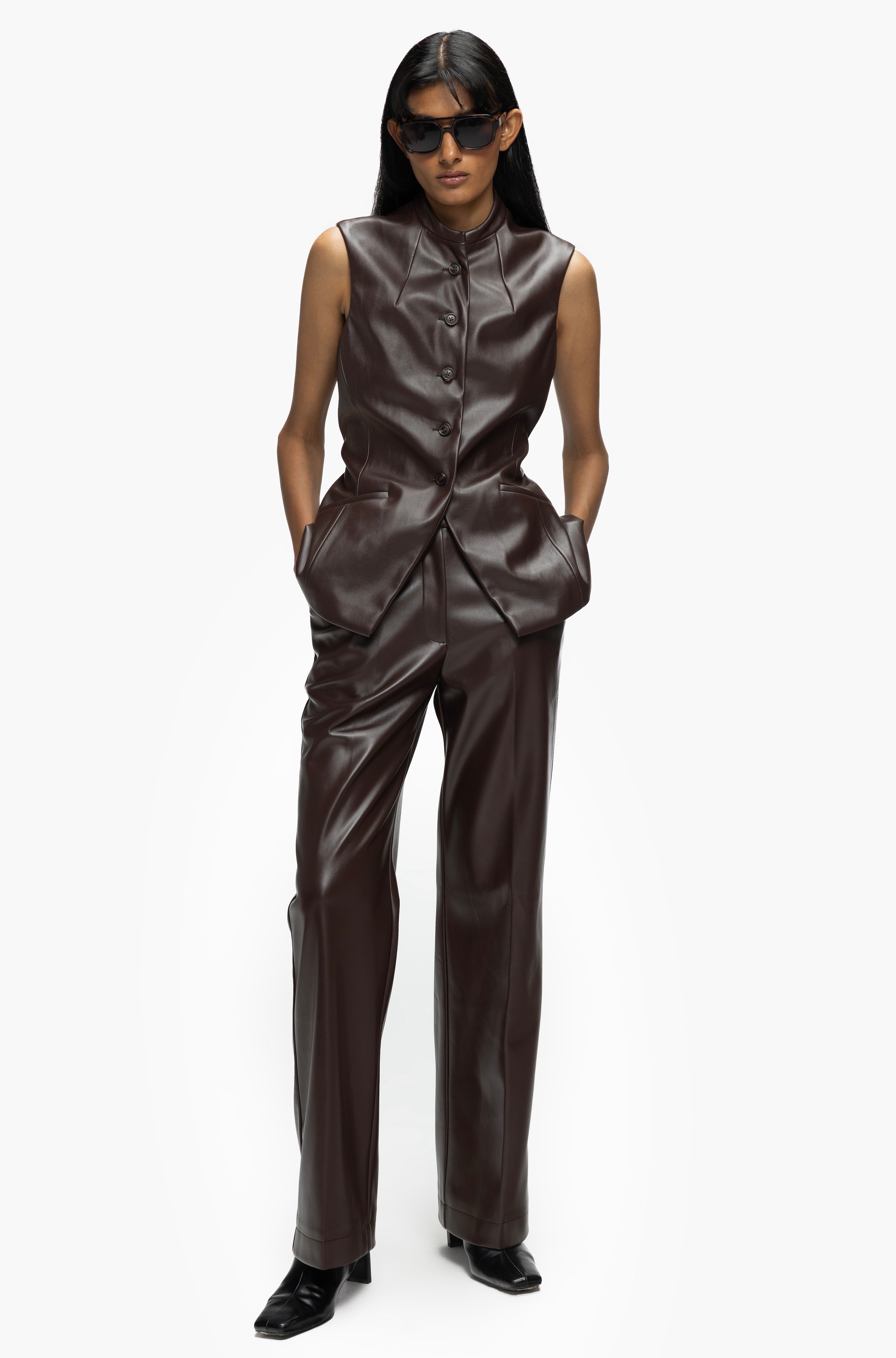 Tailored Straight-Leg Trousers