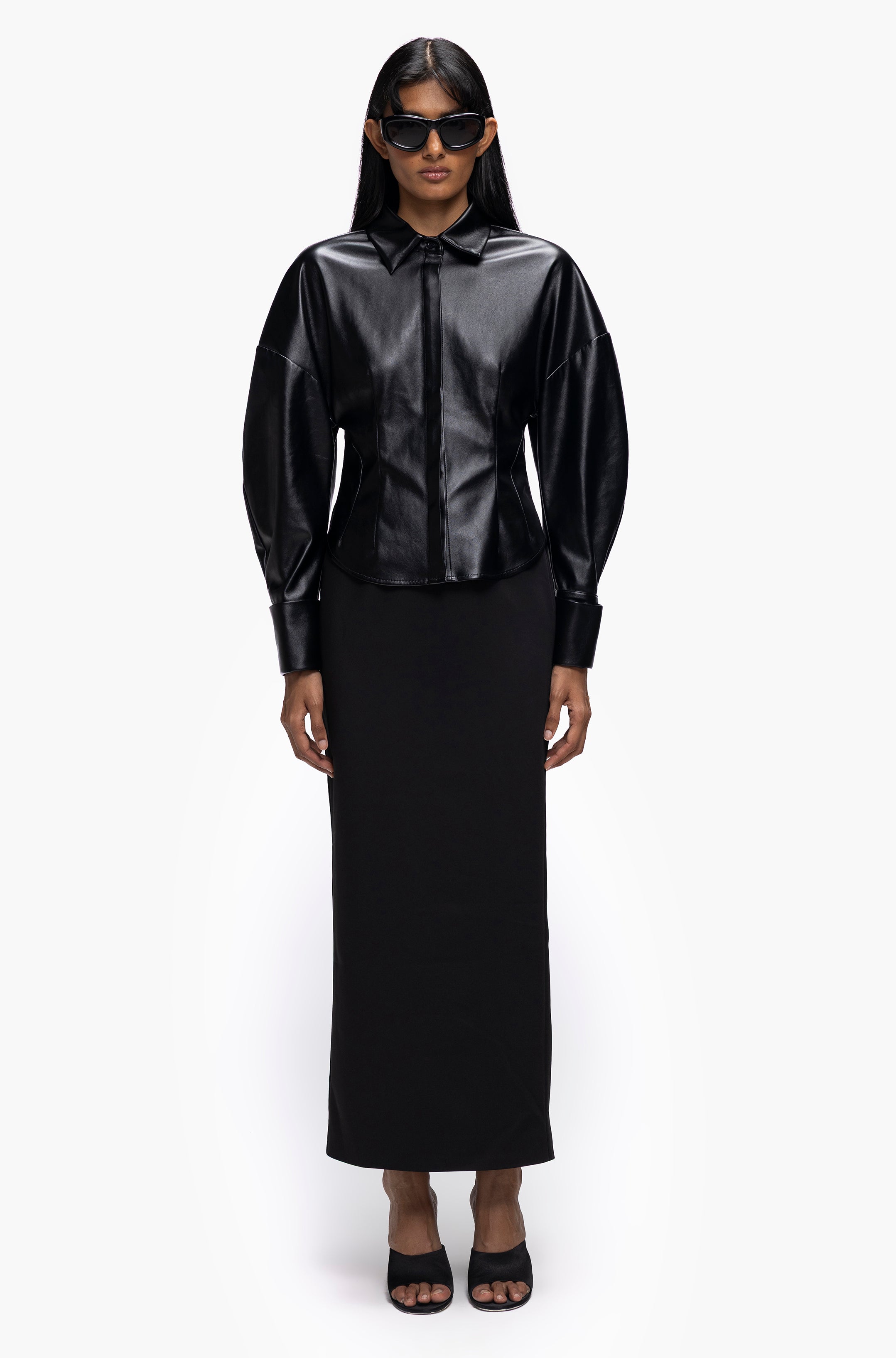 Darted Column Skirt