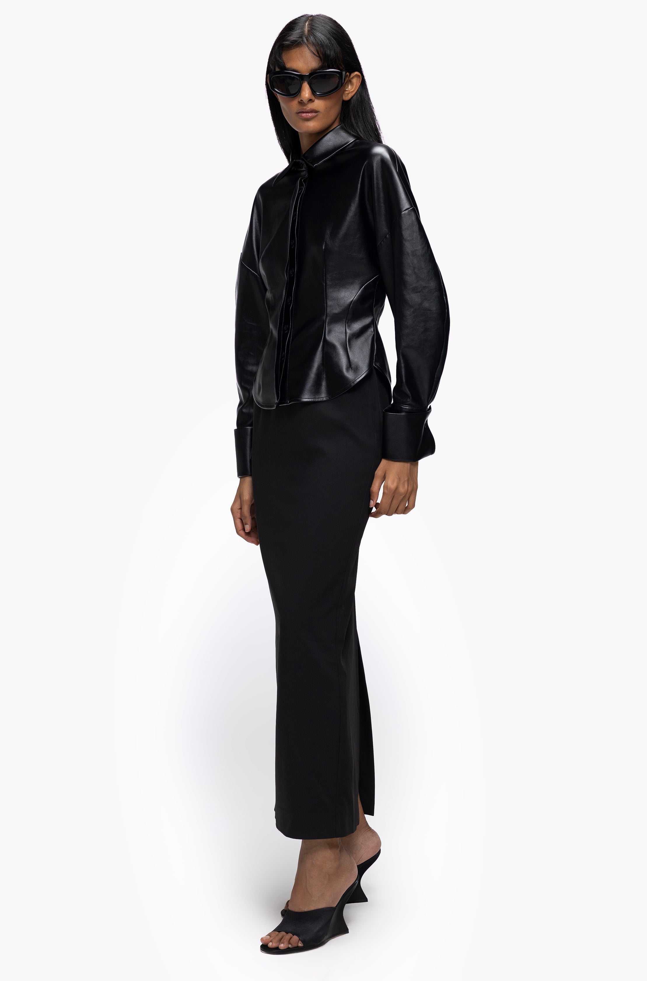 Darted Column Skirt