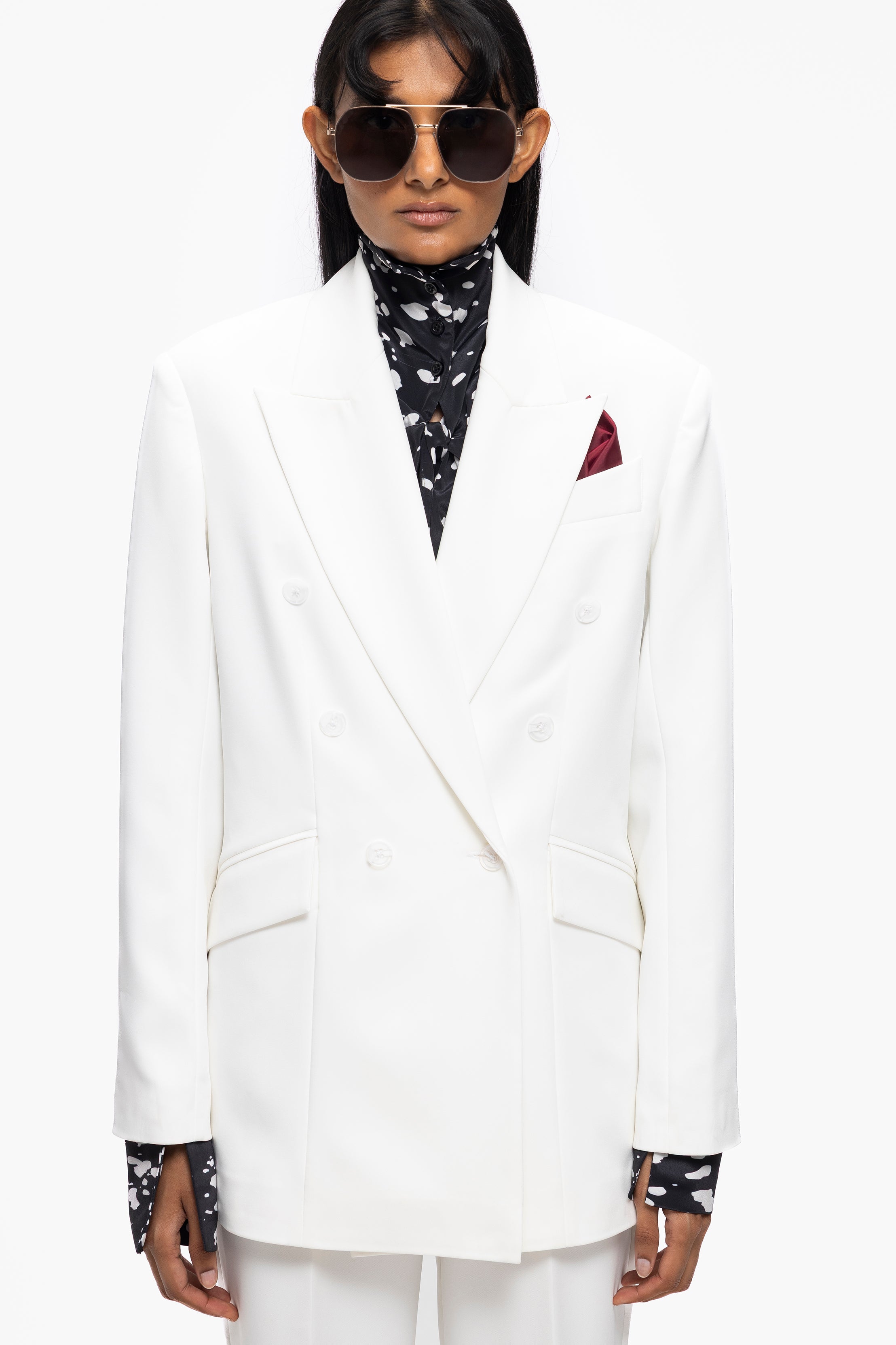 Peak Double-Breasted Suit