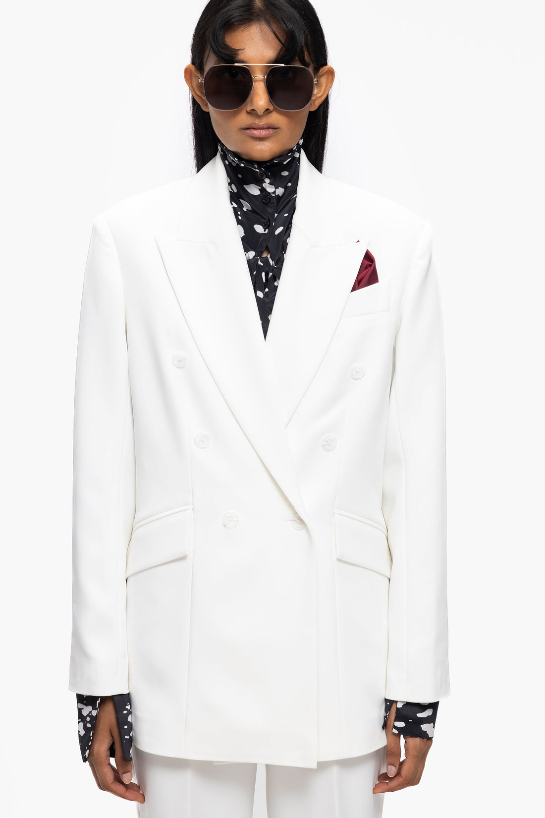 Peak Double-Breasted Suit